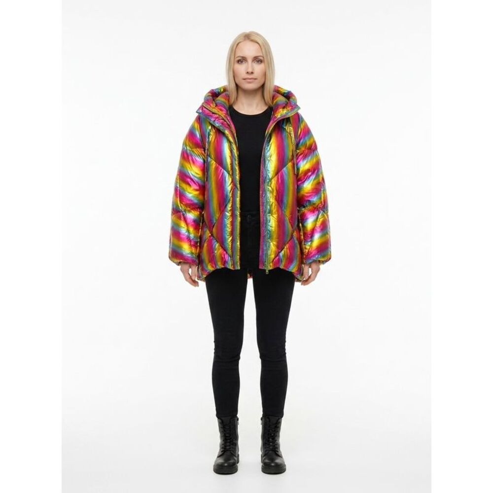 Dolce & Gabbana Multicolor Polyamide Women's Parka